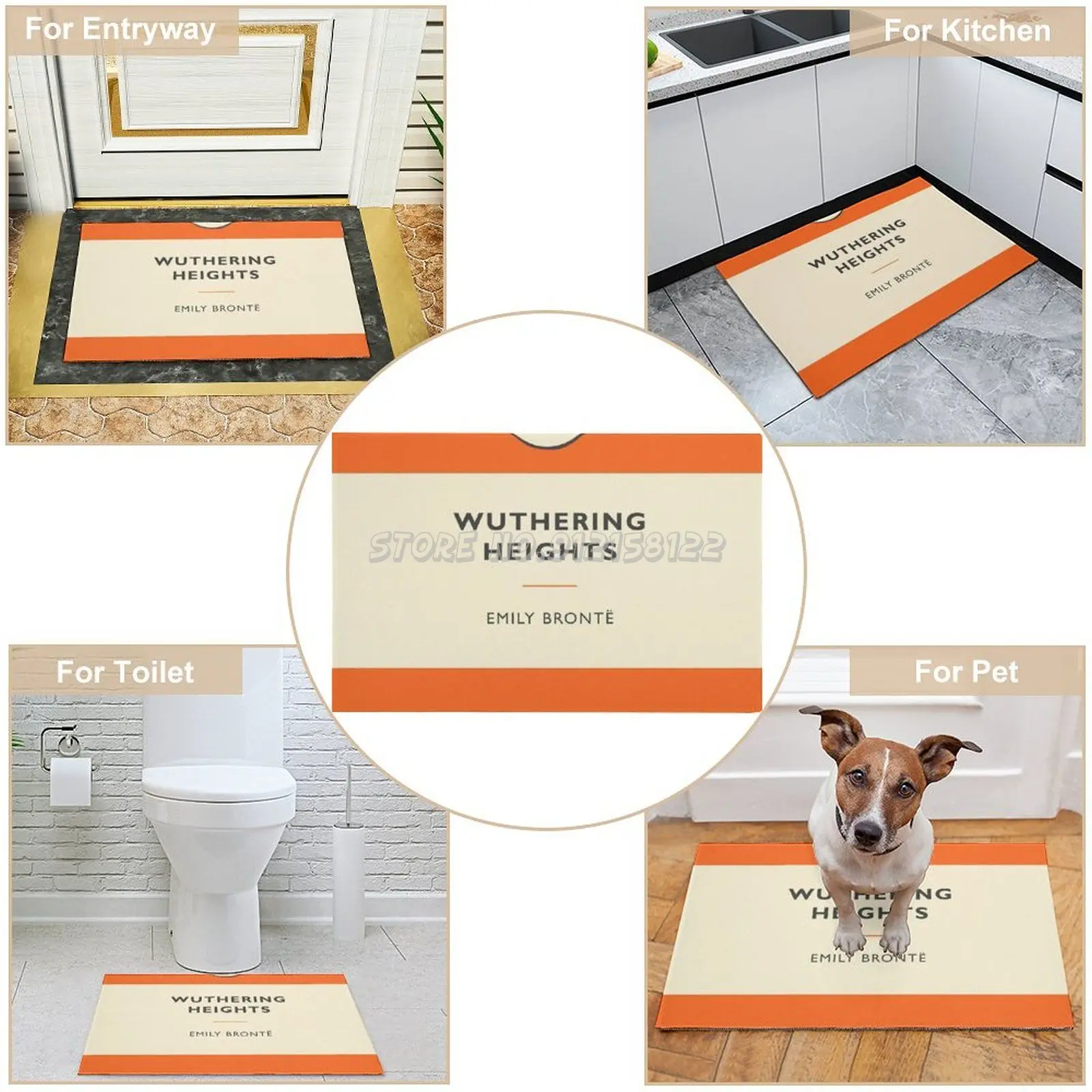 Коврик для входа в ванную/гостиную/спальню с принтом пингвина Эмили