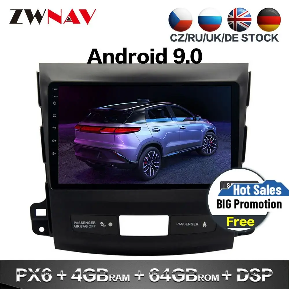 Мультимедийный плеер для Mitsubishi outlander автомобильный мультимедийный 2 din с IPS