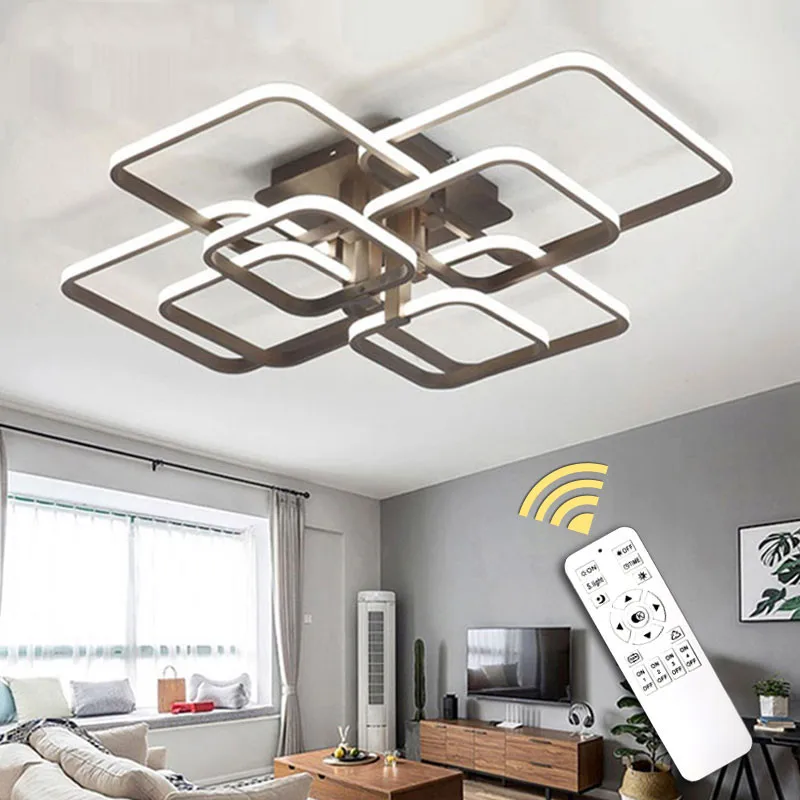 Современный светодиодный потолочный светильник лампа черного и белого цветов