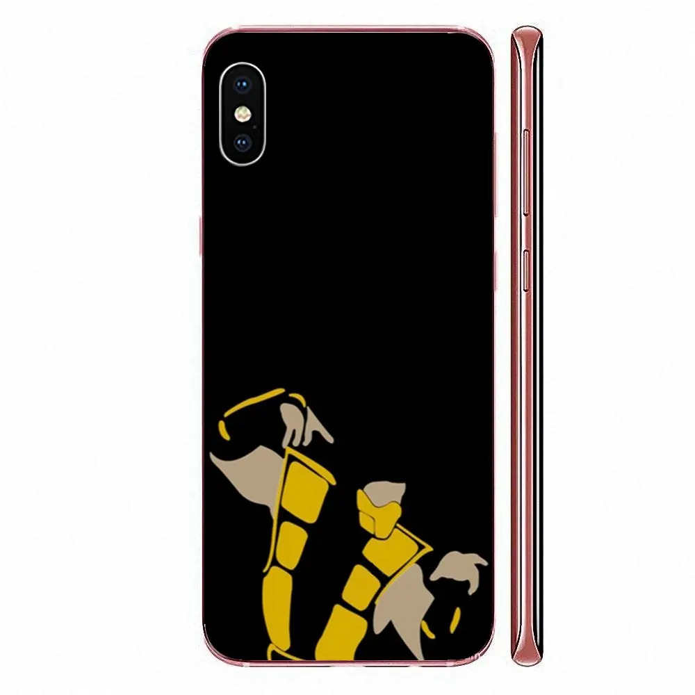 Мультяшный Скорпион Mortal Kombat для Xiaomi Mi3 Mi4 Mi4C Mi4i Mi5 Mi 5 5x6 6X 8 SE Pro Lite A1 Max Mix 2 Note 3 4 |