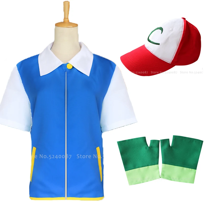 Японская аниме футболка шляпа Косплей костюмы игрушки мяч перчатки ролевые игры