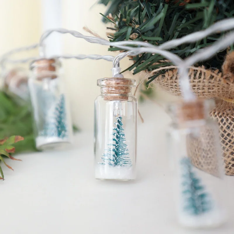 Shape Light String Christmas Tree Decoration Party Supplies LED Drift Bottle | Дом и сад