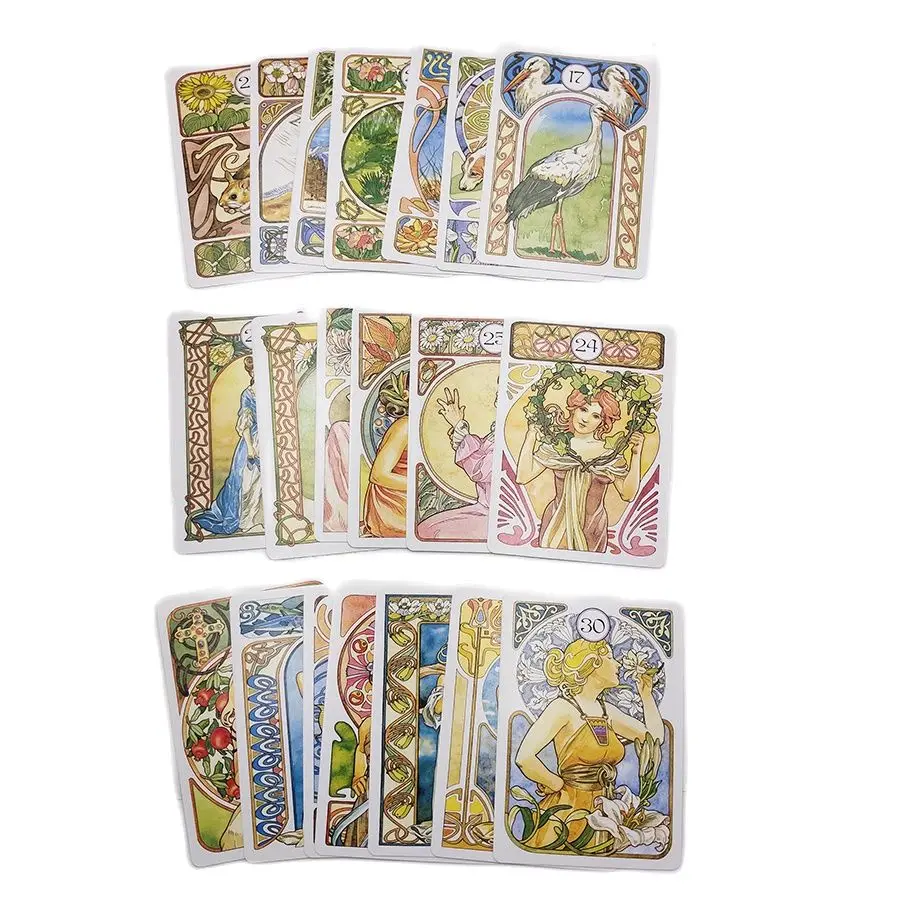 Художественное оформление Lenormand колода для семейной вечеринки загадочное