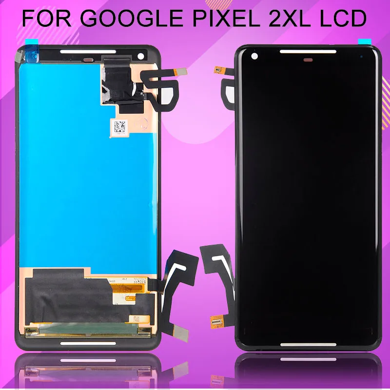Catteny для Google Pixel 2XL ЖК-дисплей с кодирующий преобразователь сенсорного экрана в сборе для Google Pixel XL2 lcd с инструментами