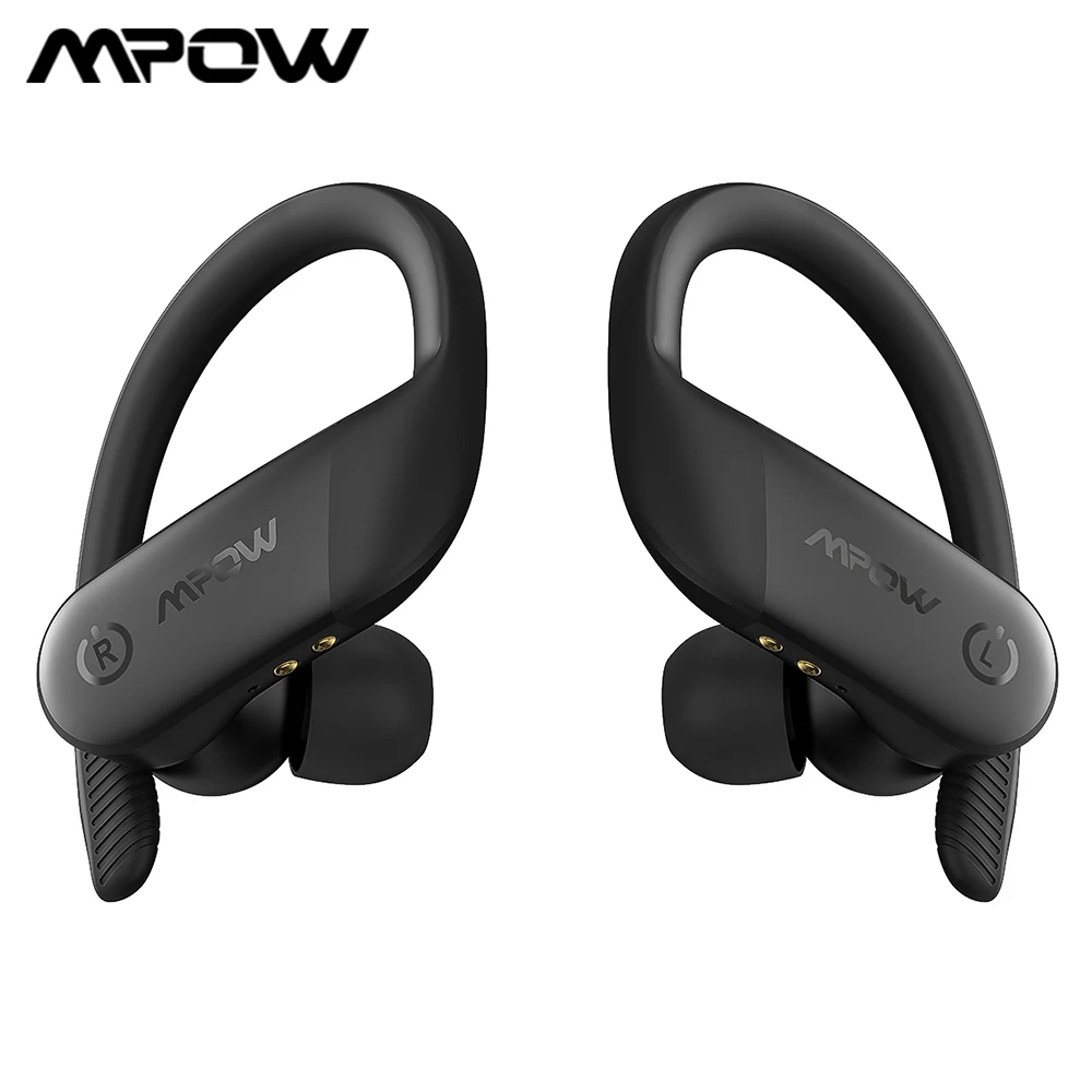 Mpow-auriculares inalámbricos Flame Lite, audífonos deportivos intrauditivos con Bluetooth, graves, impermeables IPX7, 30H de tiempo de reproducción y estuche de carga