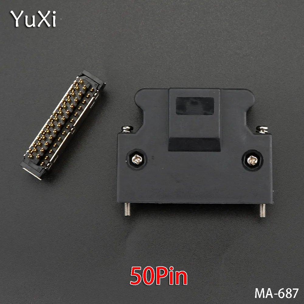 YuXi 5 шт./лот SCSI MDR 14/20/26/36/50pin Штекерный разъем для Panasonic Yaskawa Mitsubishi Delta Серводвигатель