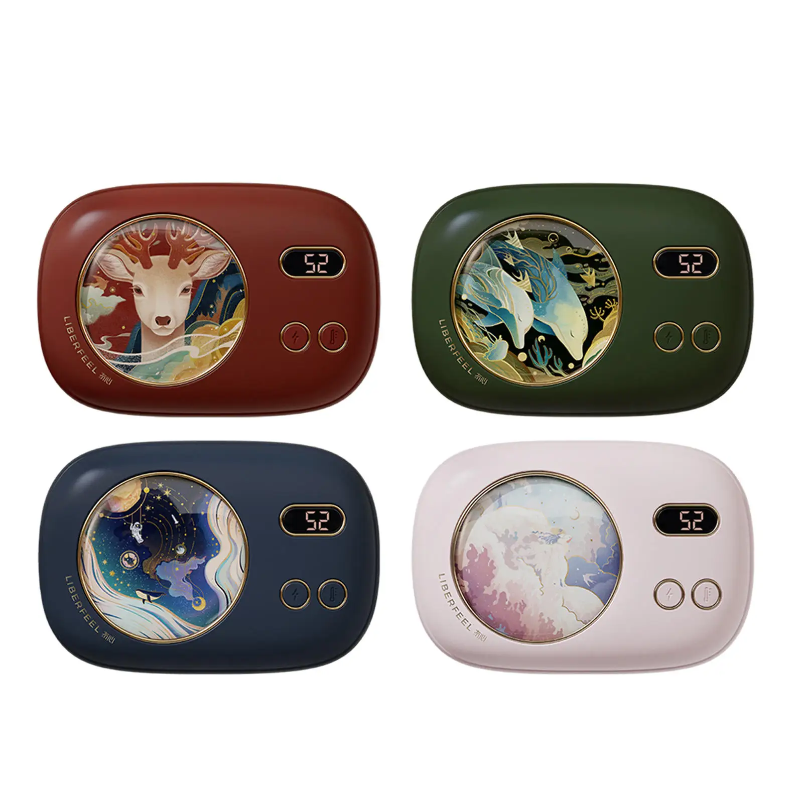 

Hand Warmer 10000mAh Power Bank Double-Side Heating Winter Gift