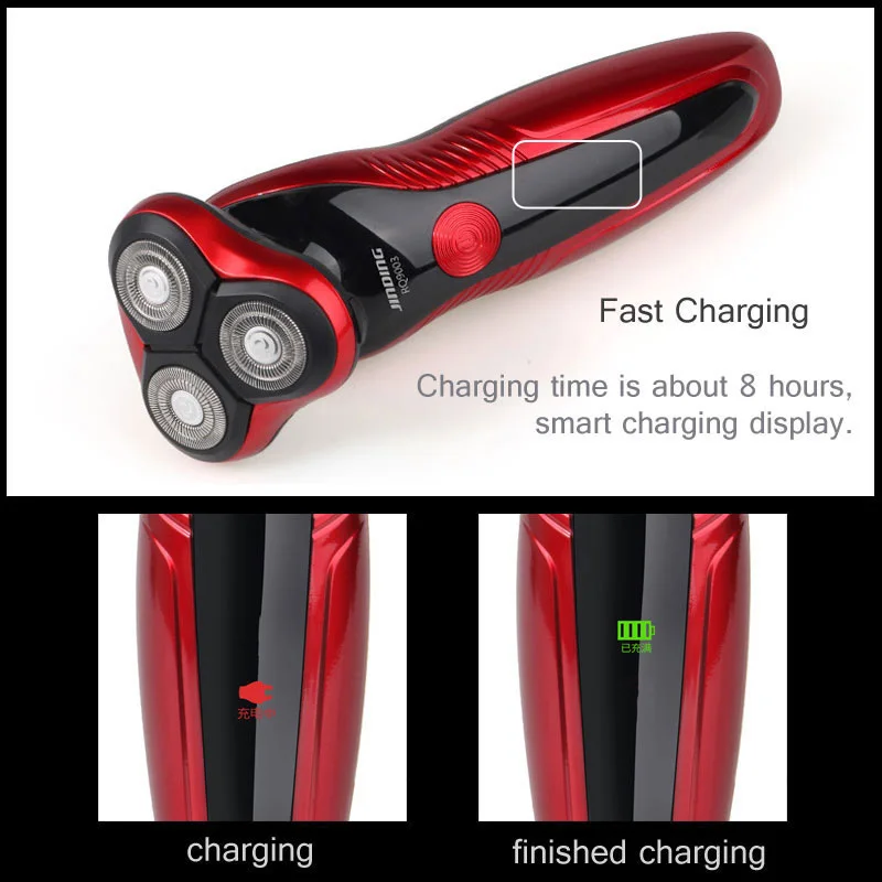 JINDING Электрический бритвенный станок бритва профессиональная беспроводная