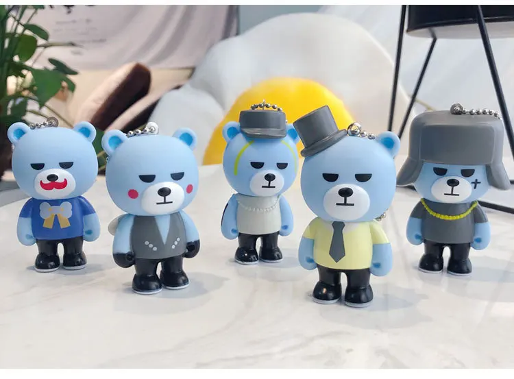 

Новое поступление, BIGBANG GD G-Dragon, дышащий альбом с медведем, пластиковые аксессуары для украшений, брелок с подвеской, брелок