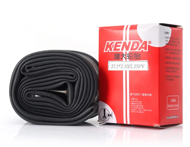 KENDA внутренняя трубка 27,5 камера 27,5*2,1-2,35 трубы для горного велосипеда Schrader Presta внутренняя труба для велосипеда 27,5 er шина chambre air 285g