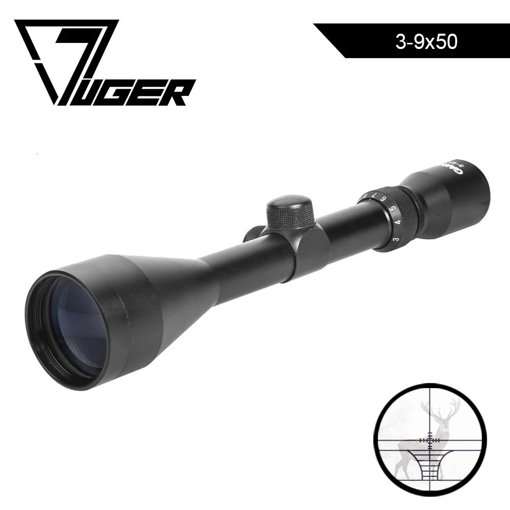 LUGER 3 9x50 охотничий прицел длинный глаз Регулируемый тактический оптический