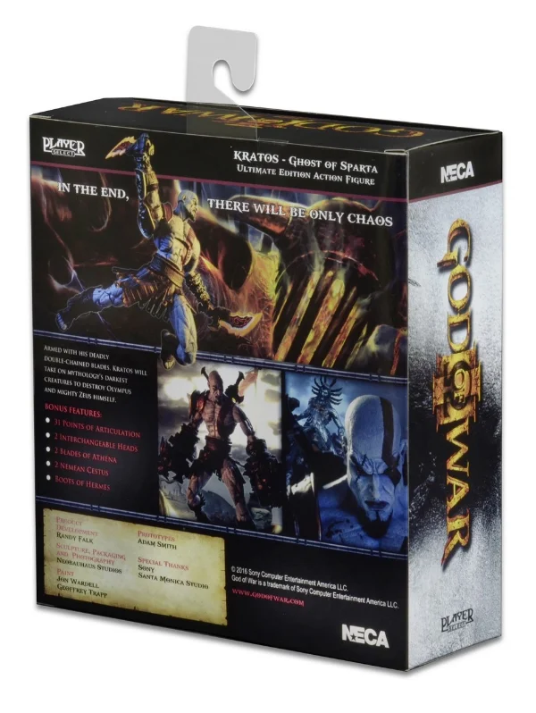 NECA God of War III Игра Charater призрак Спарты Кратос ПВХ фигурка Коллекционная подвижная