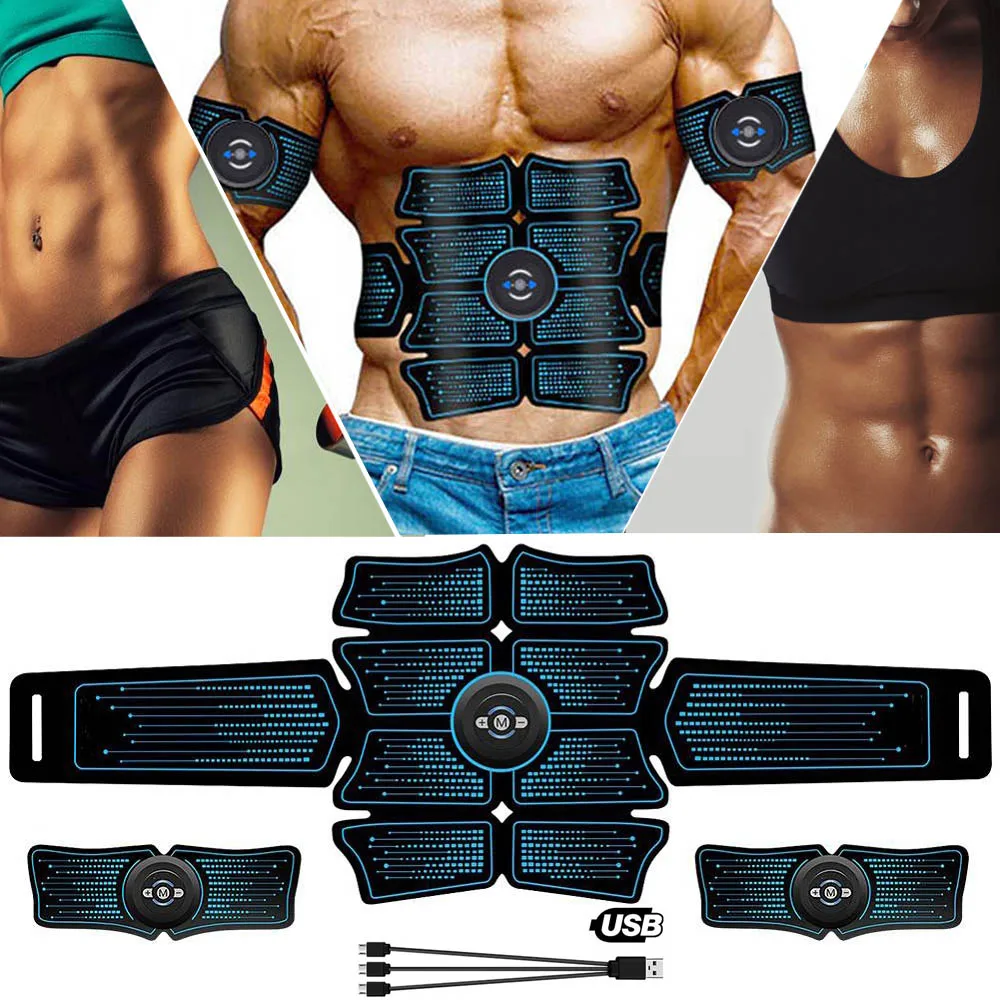 Abdominal Muscle Stimulator Trainer Total ABS Fitness Equipment Training Gear Muscles Press Simulator Muscle Training Apparatus