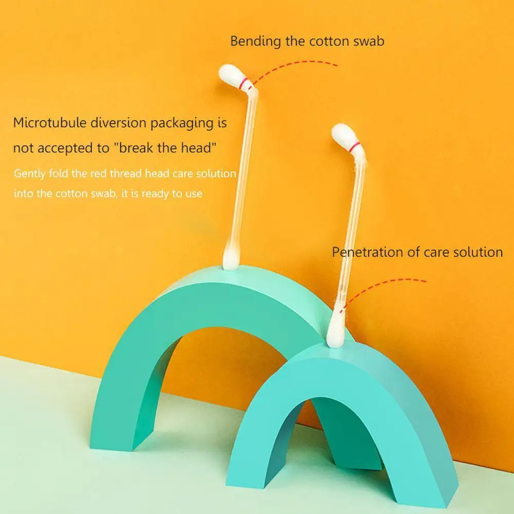 40 шт./коркор. нетканое средство для чистки зубов/глаз | Дом и сад