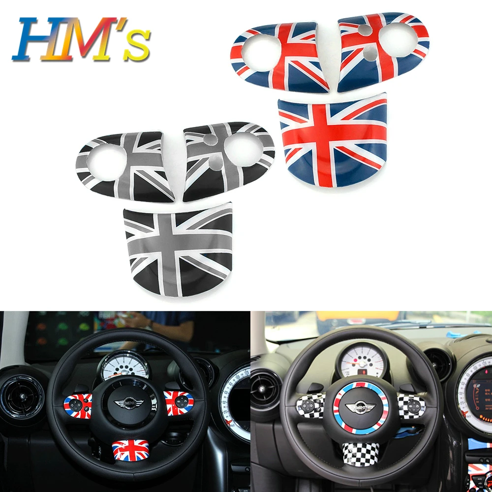 Автостайлинг аксессуары для MINI Cooper R55 R56 R57 R58 R59 R60 R61 наклейки на руль Cooper|Наклейки