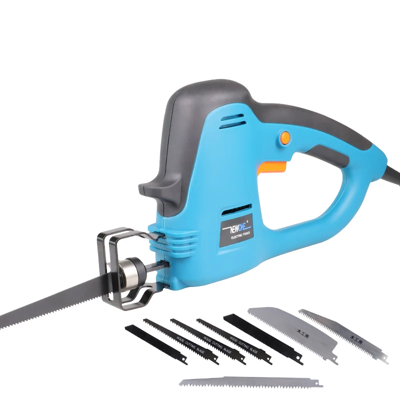 

NEWONE 710W Corded Reciprocating Saw Stepless Speed Powerful Motor Tool-Less Blade Change Wood/Metal Cutting Electric Saber Saw