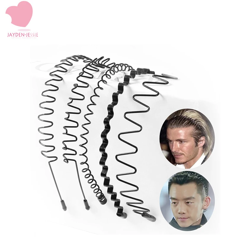 Мужские модели женские волнистые обручи на голову пластиковые моющие зажимы