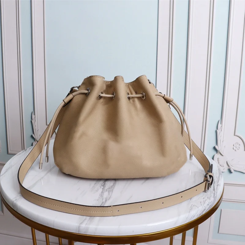 

2020 Women's Bucket Bag Classic Three Pattern Luxury Brand Women's bag High Quality Genuine Leather Women's Diagonal Package