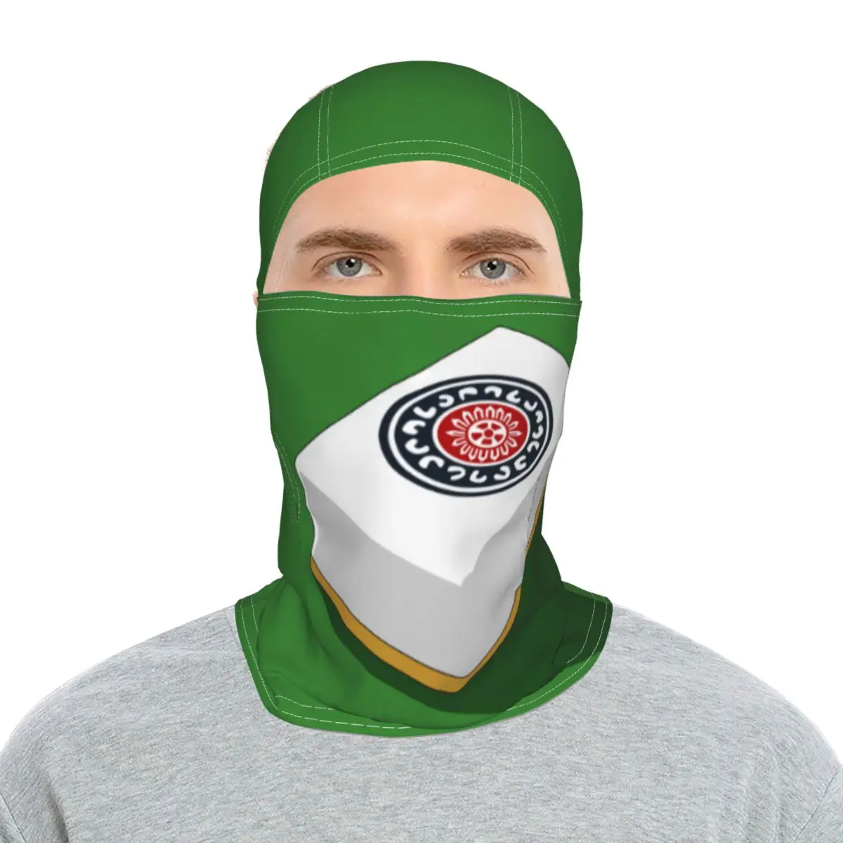 

21 Cartoon mahjong Pattern Outdoor Sports Riding Sunscreen Headgear Alternative Balaclava Full Face Towel Novel Motorcycle Mask
