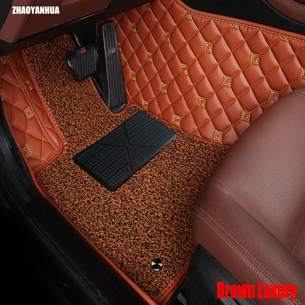 

"ZHAOYANHUA Car floor mats for BMW 2 series F22 Coupe F23 Convertible F45 Active Tourer F46 Gran Tourer car styling carpet(2014-