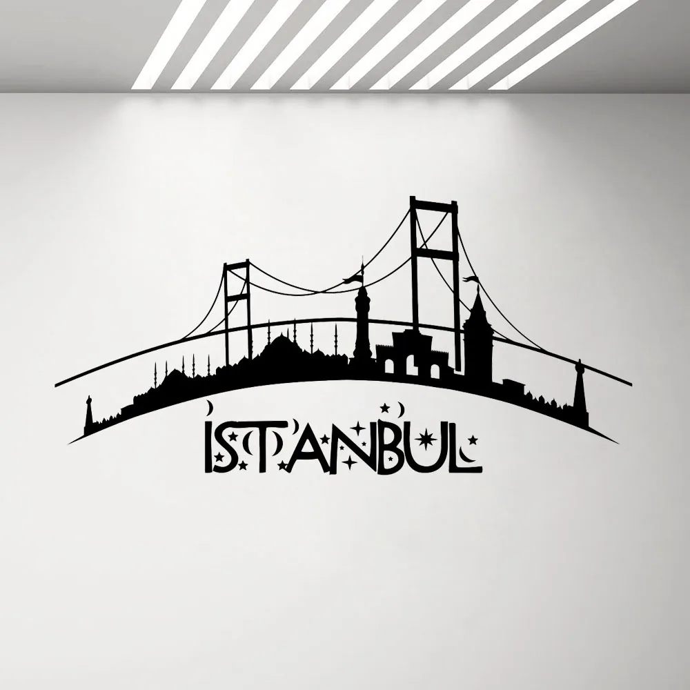 Настенные виниловые обои G695 с изображением турецкого пейзажа|Наклейки на стену| |