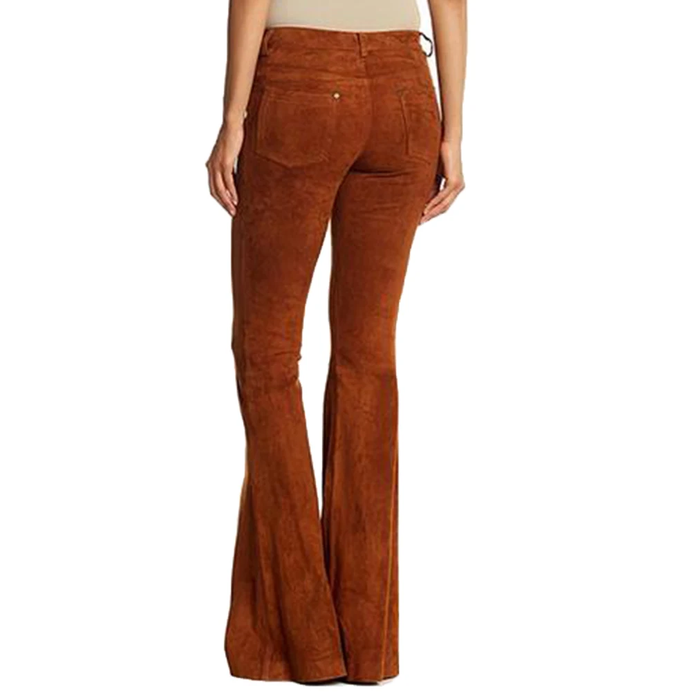 В винтажном стиле Женская обувь в ретро Повседневные штаны с высокой талией для