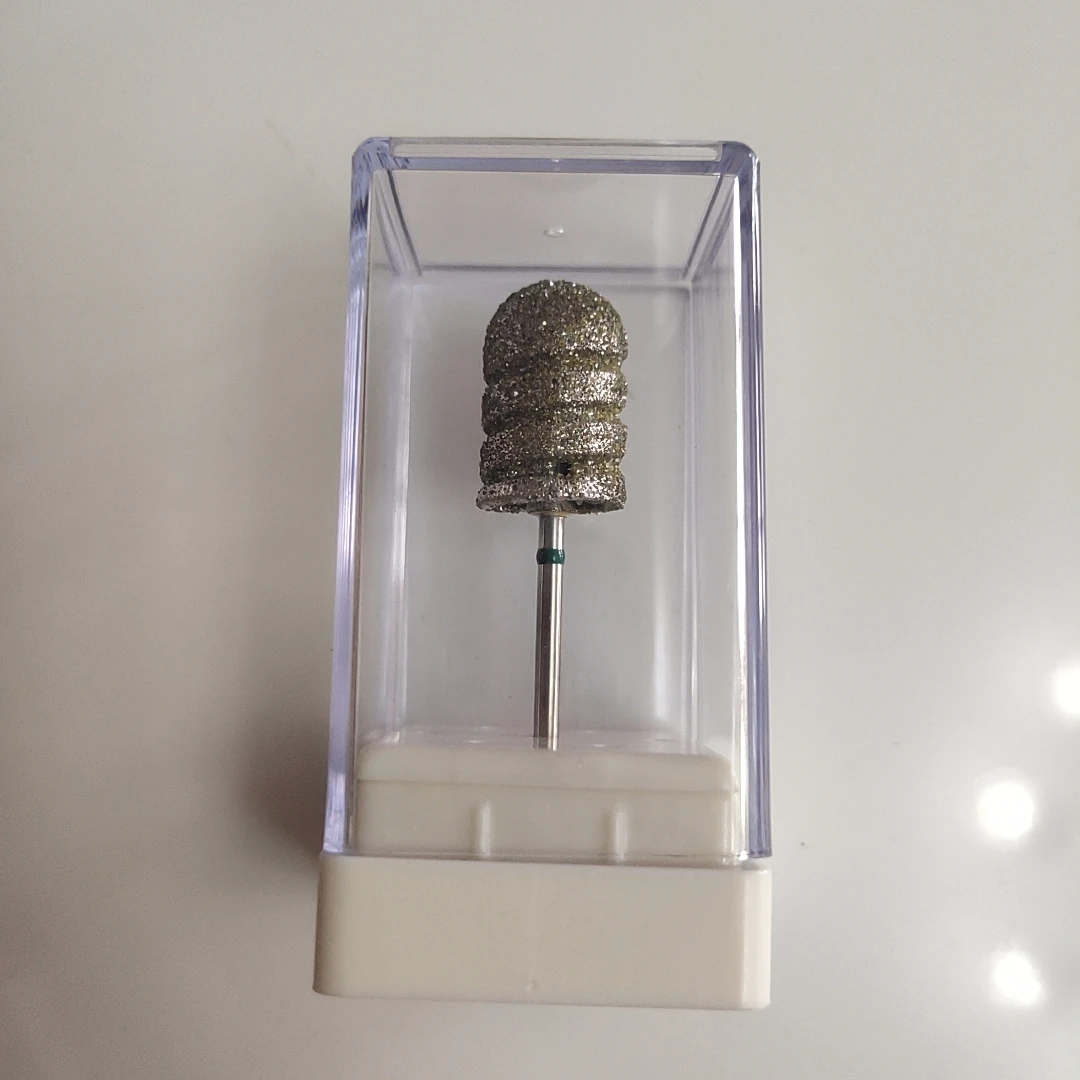 13mm Nail Legs Drill Bit Diamond pedicure polishing Cap Foot Callus Cuticle Cutters Burr Bits Manicure Accessories Milling