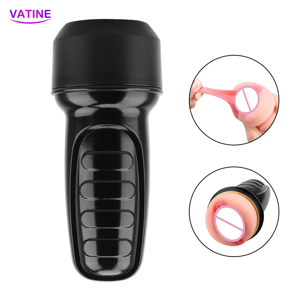 Мужская чашка для мастурбации Эротическая машина Реалистичная Вагина настоящая