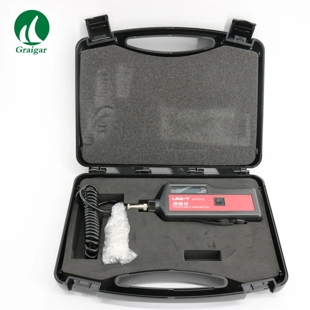 

Vibrometer Portable LCD Vibration UNI-T UT312Analyzer Tester with Split Sensor Signal Wire & Sensor Measuring Instruments