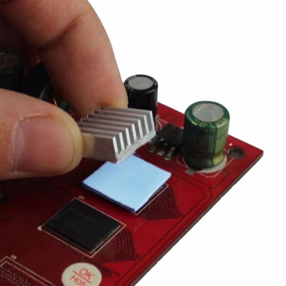 

100mm*100mm*1mm Thermal Pad GPU CPU Heatsink Cooling Conductive Silicone Pad Thermal Grease Cooling Pad For CPU GPU Heat Sinks