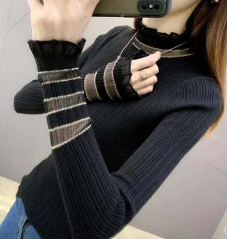 

2021 spring and autumn winter with New style fashion Long sleeve Women's Sweater coat
