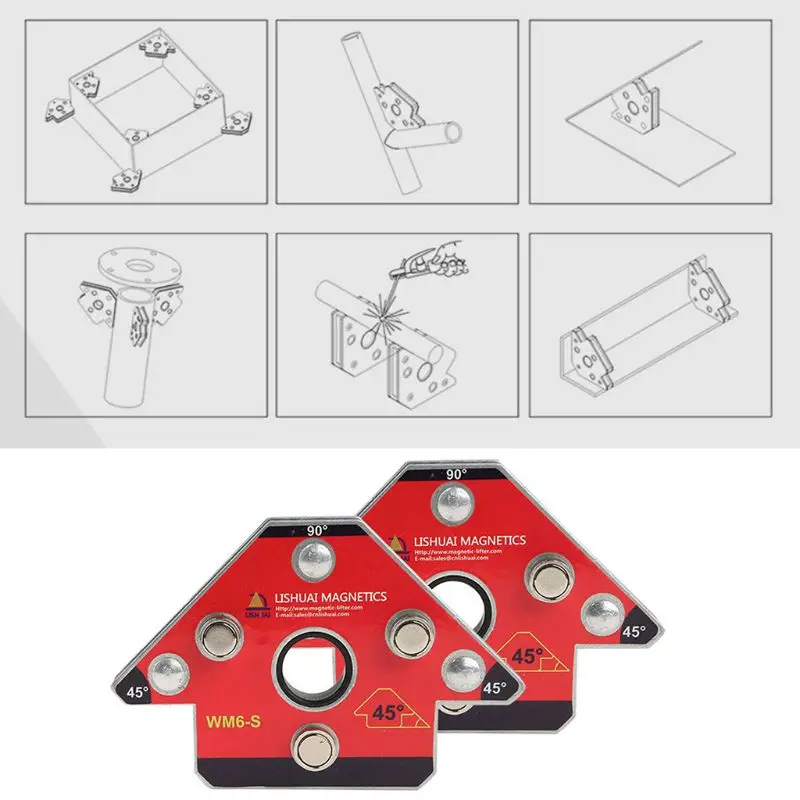 

Neodymium Magnet Three-Dimensional Welding Holder/Arrow Magnetic Clamp for Welding Magnet WM6S+