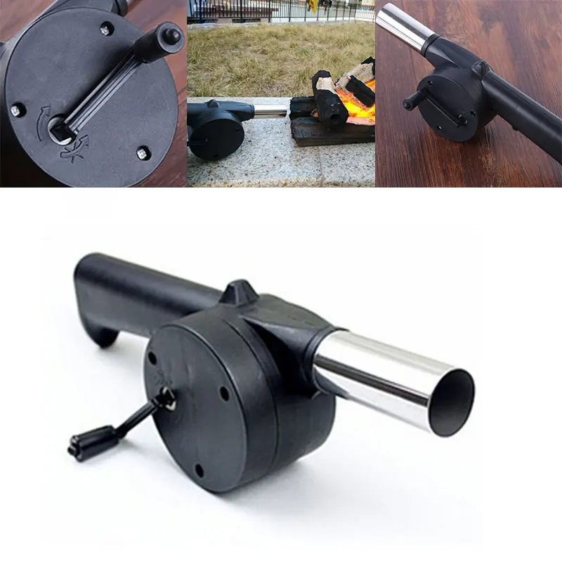 Уличный ручной вентилятор для пикника барбекю воздуходувка камина кемпинга