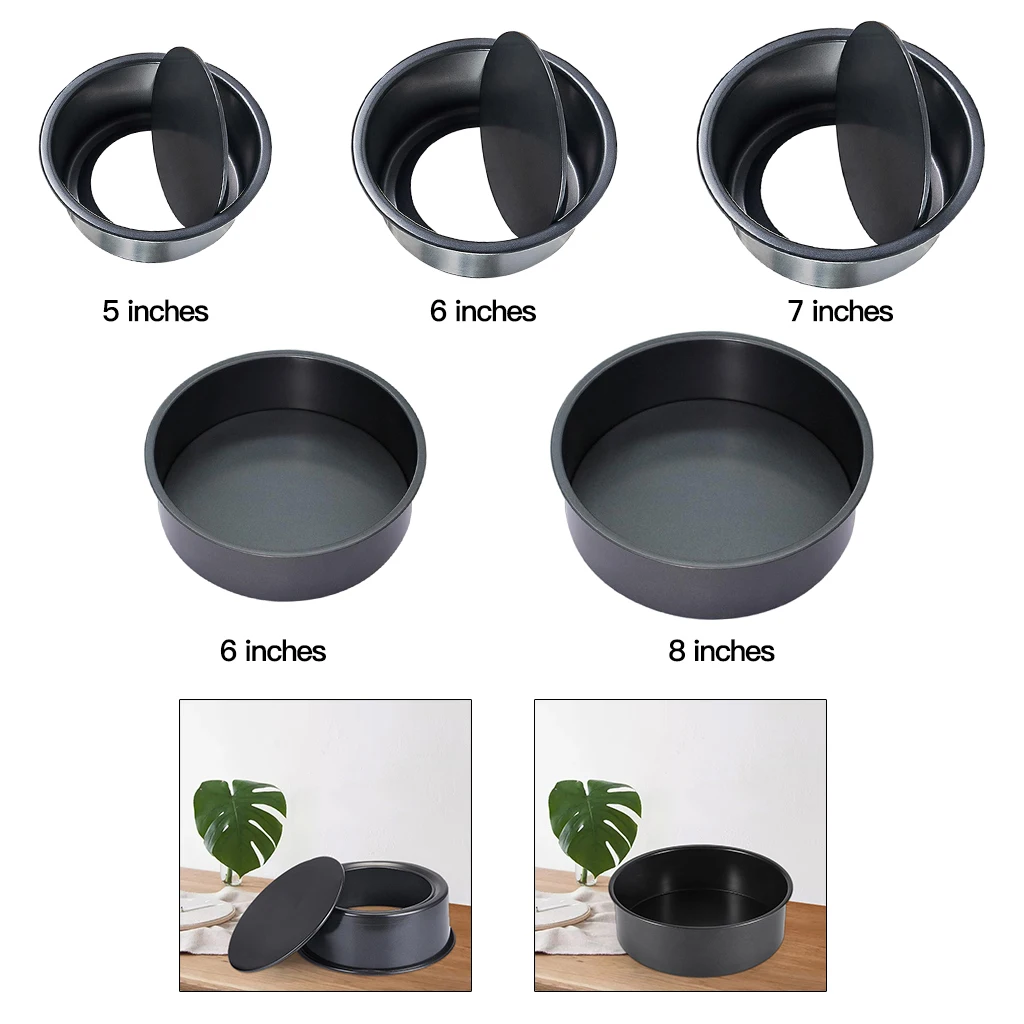 Съемное дно Алюминий сплав шоколадный торт Оловянная кастрюля формы для