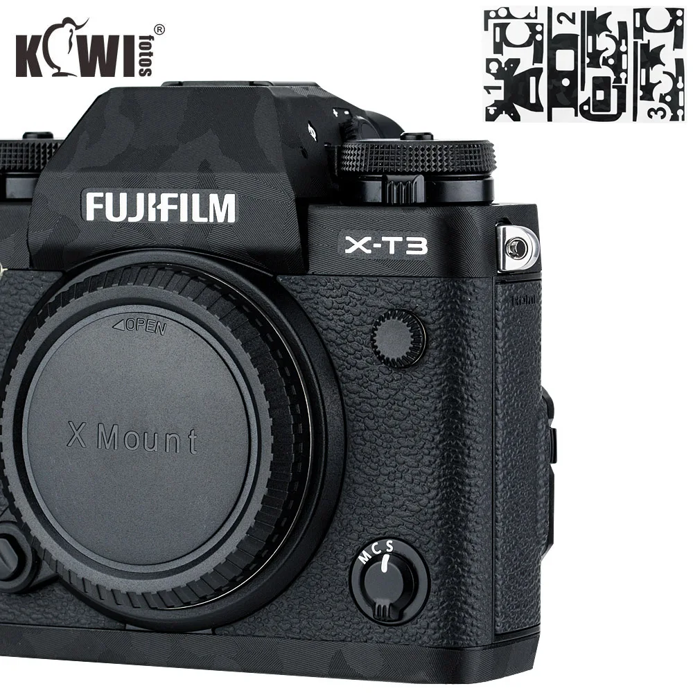 Чехол накладка для камеры Kiwi с защитой от царапин Fujifilm X T3 XT3 нескользящий