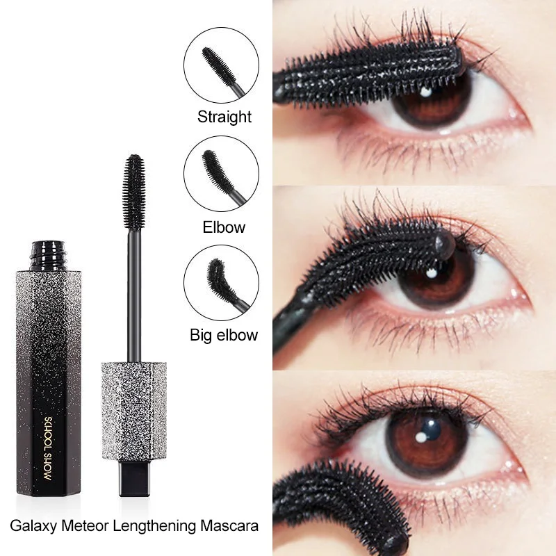 

Водостойкая тушь для ресниц Meteor, профессиональная черная натуральная тушь для наращивания ресниц, стойкая, не размазывающая, макияж TSLM2