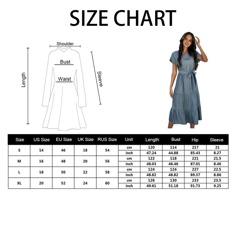 

New 2021 Spring Summer Women Dress Loose Lace Up O-neck Half Sleeve Striped Split Cotton and Linen Long Dress