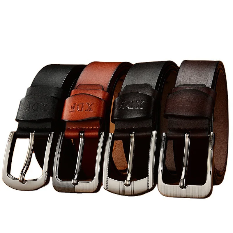 

Men's pin buckle belts casual retro super stretch jeans belts men's belts