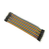 dupont cable 40pcs in row 20cm long 2 54mm male to male jumper wire for arduino new