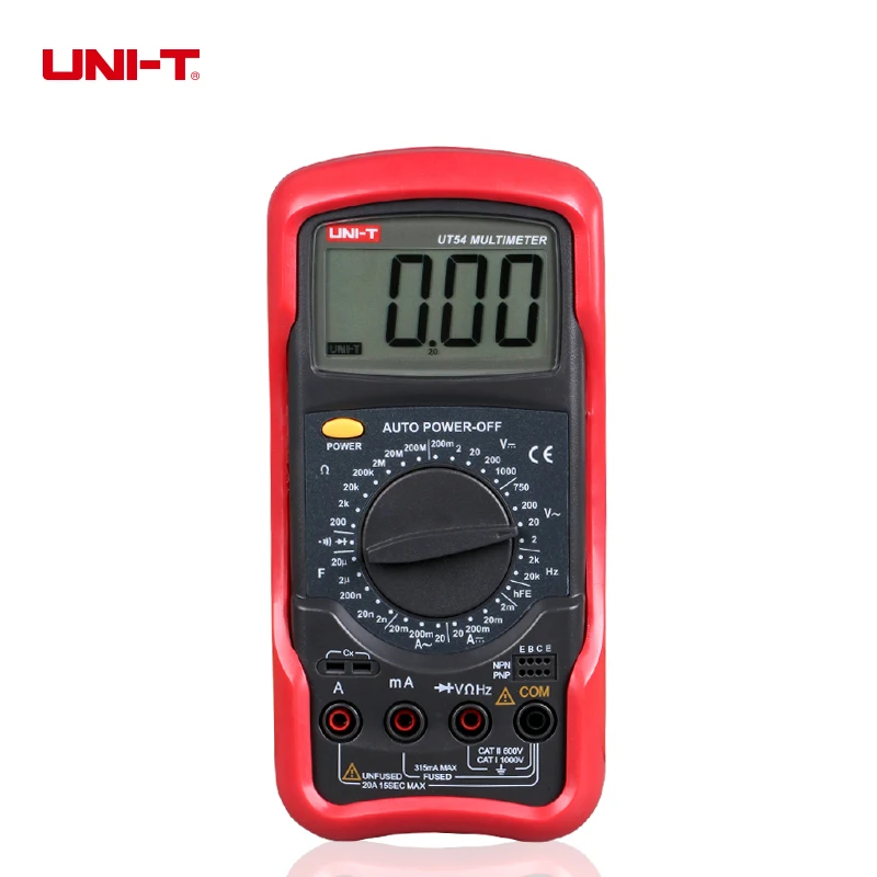 Цифровой мультиметр UNI T 3 1/2 цифр UT54 UT55 UT56 Измерение частоты и сопротивления