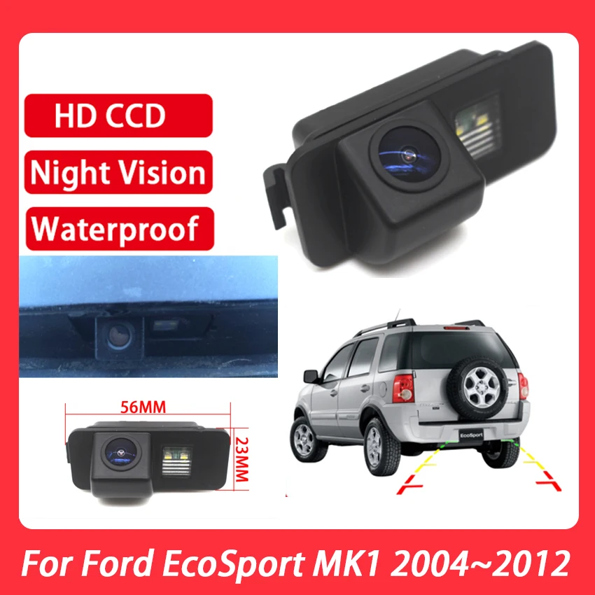CCD Color chip Car Back Up Rear View Reverse Parking Camera For Ford EcoSport MK1 2004 2005 2006 2007 2008 2009 2010 2011 2012