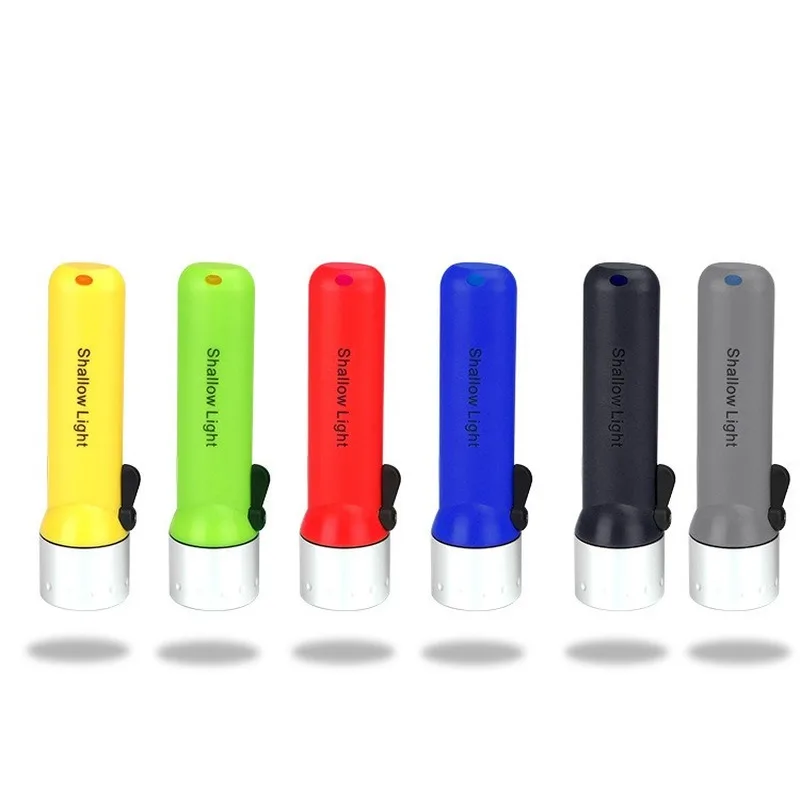 

1PC LED Plastic Magnetically Controlled switch professional diving flashlight Outdoor Emergency Maintenance Lamp wholesale