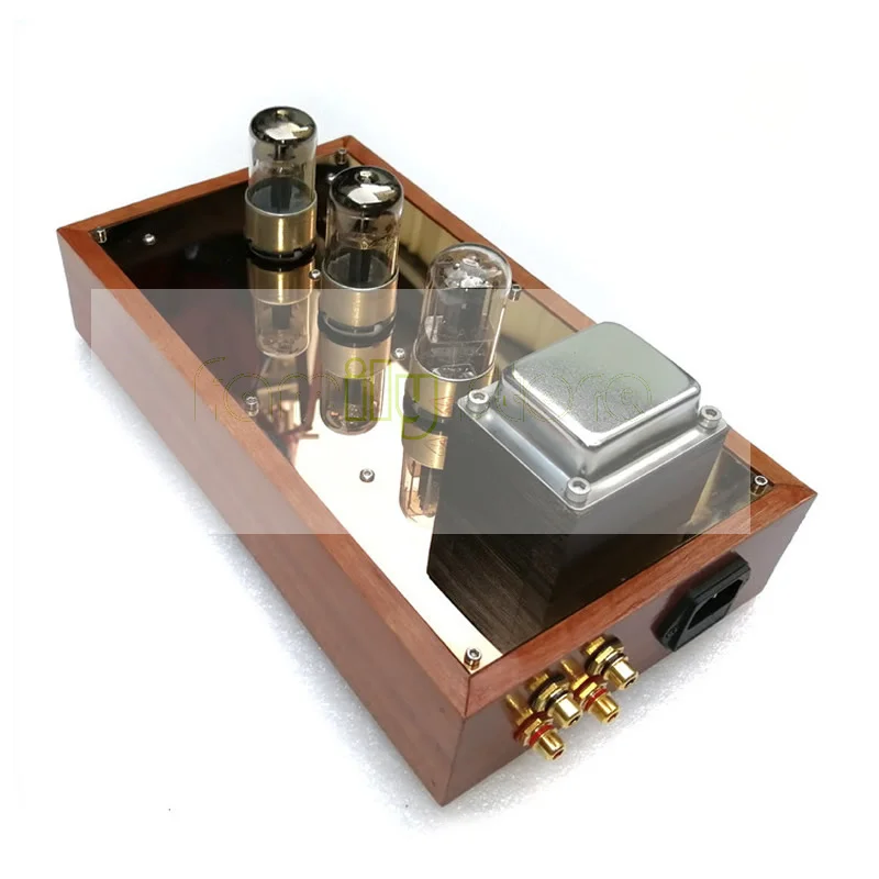 Ламповый предусилитель qingning 6N8P 6SN7 выпрямитель желчи 6Z5P коробка из цельного