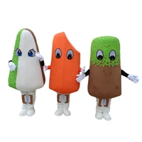 food cartoon clothes ice creams mascot costume for adult size plush advertising parade fancy party game outfit cosplay costumes