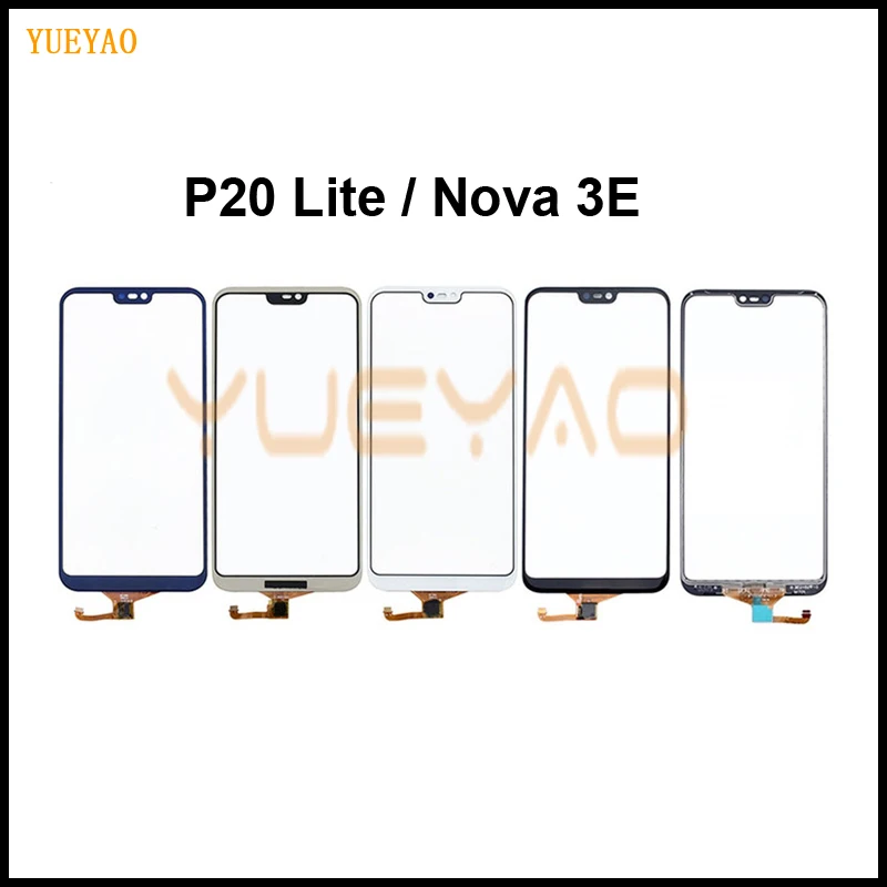 Сенсорная стеклянная панель для Huawei P20 Lite сенсорная с цифровым преобразователем
