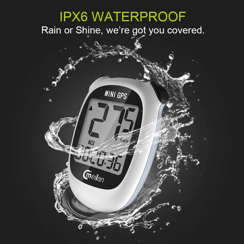 Беспроводной велосипедный мини компьютер GPS скоростной одометр IPX6