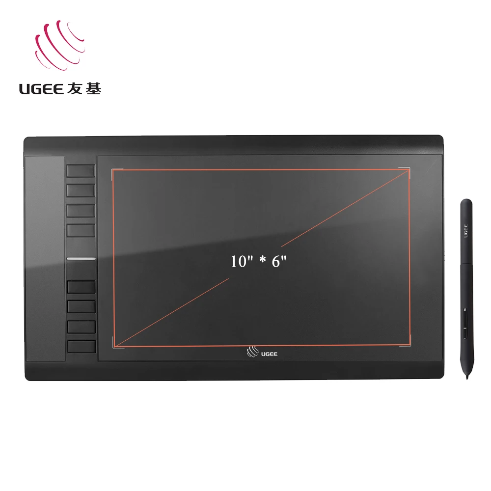 UGEE M708 Модернизированный графический планшет для рисования с пассивной ручкой