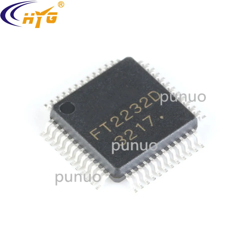Оригинальная Подлинная Инкапсуляция LQFP48 двойной USB для последовательного UART/FIFO IC