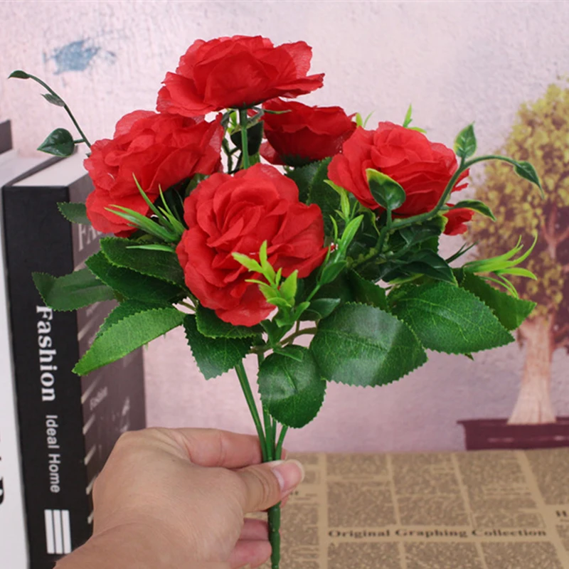 

Fake Flowers Artificial Plants Decoration Plants Artificial Flowers Hanging Garland Decoration Flowers Rose Artificial Flowers