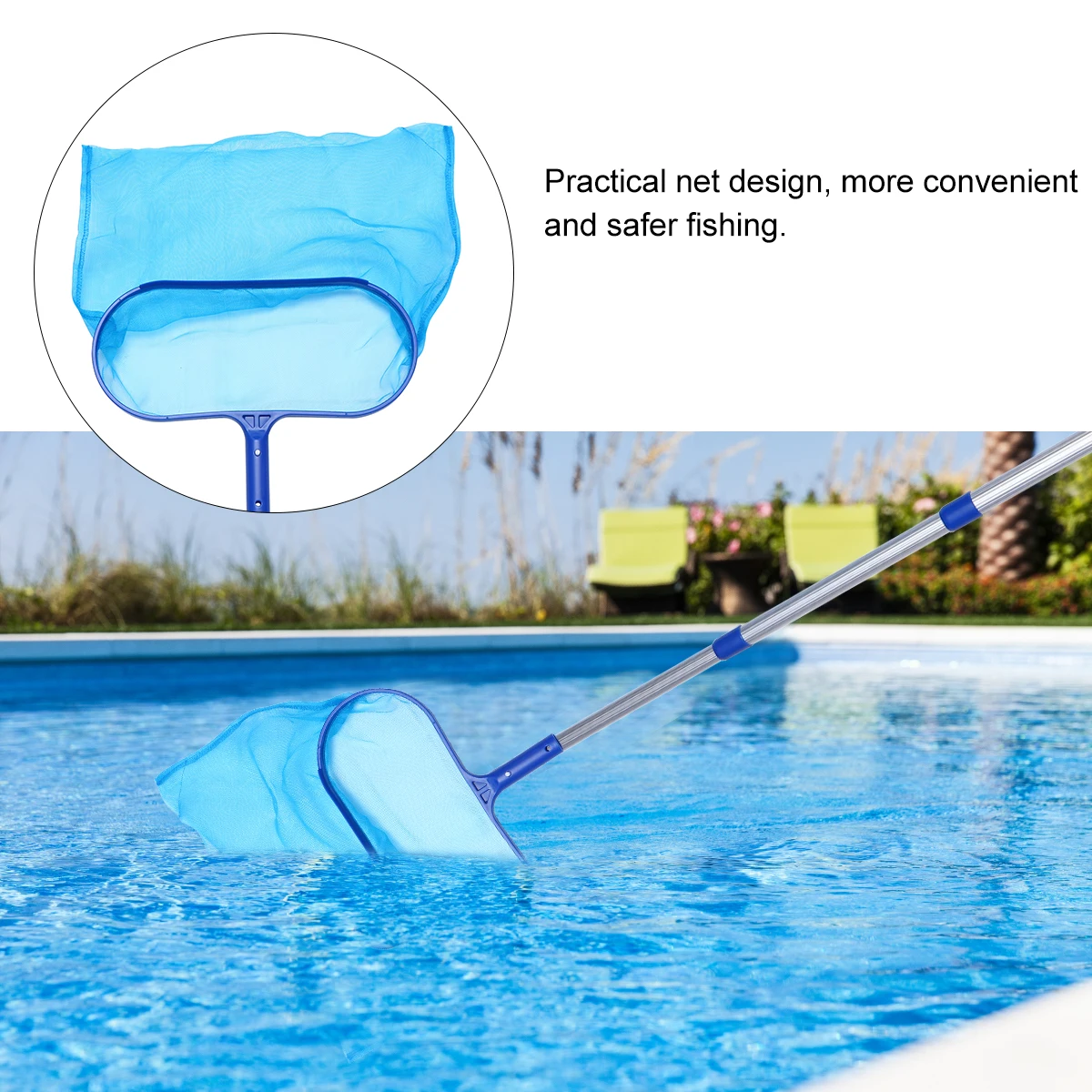 Swimming Pool Scoop Net Cleaning Tool Water Leaf Landing Portable Mesh Filter for Home Aquarium |